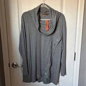 Belldini Charcoal Knit Top